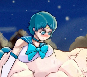 [COM]Sailor Mercury enjoys a planetary buffet