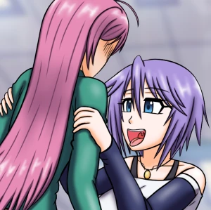 Mizore caught Moka pt1 (COMM)
