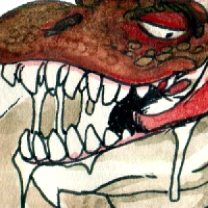 Watercolor dragon