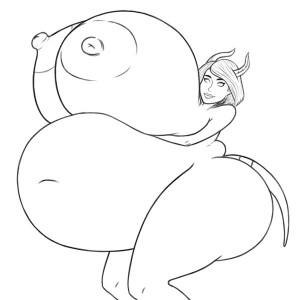 Draenery with Boobas - Sketch