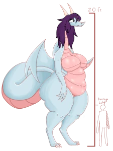 Stella's lower dragoness form