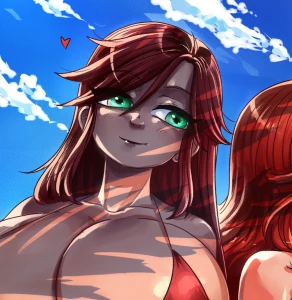 Red bikini - 1