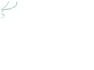 rumia's fall (very roughly animated)