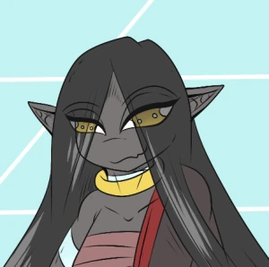 (OC) Kaelis the cursed genie