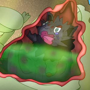 Alcremie's Beach Vore (Internal View)