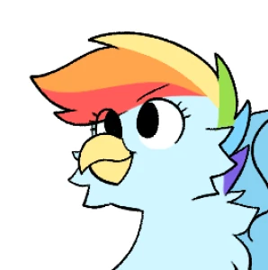 [Animated] Griffon Rainbow Dash?? (1/2)
