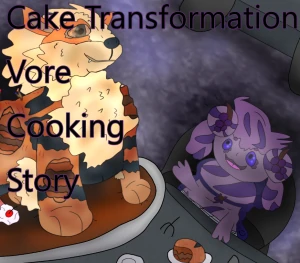 Alcremie's Arcanine Cake (Cake TF Vore Story)