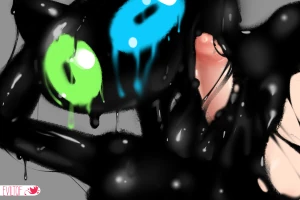 Fucked up cat doing fucked up arm pit vore