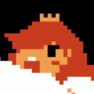 pixel peach