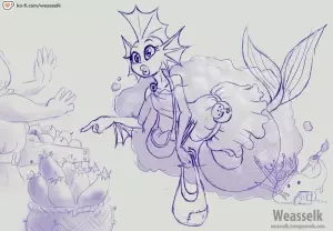  Mermaid Monday 8 - at a market