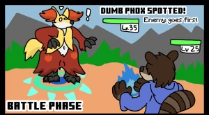 Damien VS Dumphox (Comic)