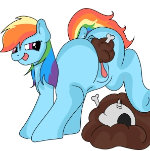 Rainbow dash dump
