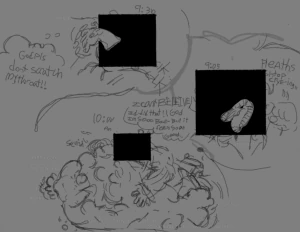 Banquet mini sketch comic