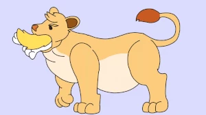 Get Gulped By Lioness (Animation)