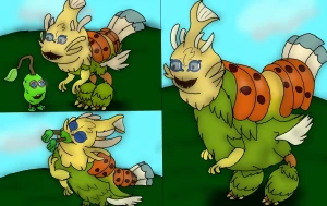 Krillby Eats a Furcorn 