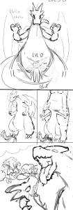 My zard eating stupid mons