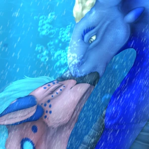 Underwater rescue kiss