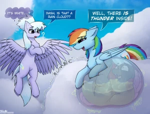 There IS Thunder inside! [Belly+Xray]