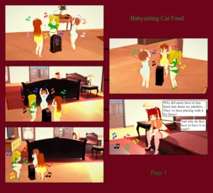 Babysitting Cat Food 1