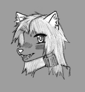 chuckling fox face