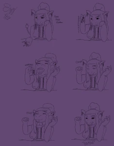 Weillo Noms Ezz Comic (Sketch)