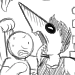 Jackel vore doodles (Spy vs Spy)