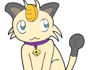 Old Meowth Drawing