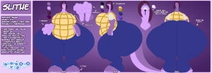 Slithe's Ref Sheet (Clothed)