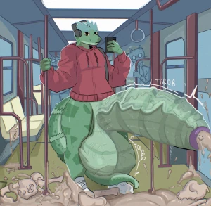 A busy commute!