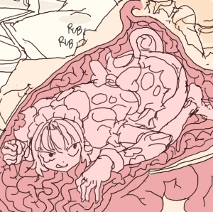 Lamia maid vore (pt 4/4) internal disposal
