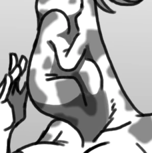 Unnamed Giraffe Girl (Nude Version)