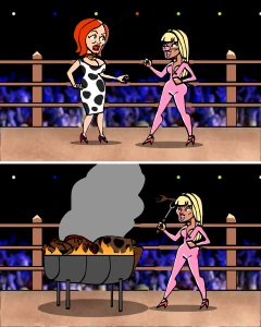 Barbecue Match: T vs. A Edition