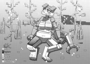 Doggy shark manga Minecraft 