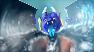 Perspectives - Sliding down ((commission))