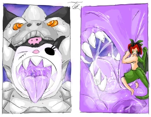 mecha kuromi vore