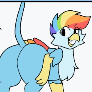 Rainbow Dash The Greedy Griffon 2/2 (SCAT)