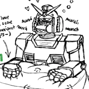 Finally some Mobile Suit vore
