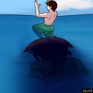 Gulped up by Shark Girl Ember~ (Short)