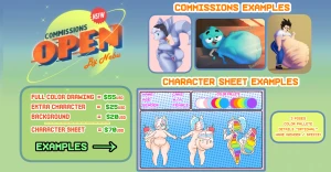 COMMISSIONS OPEN! SEPTEMBER