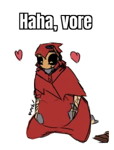 She used to be red