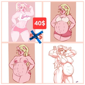 Buff Piggy girl up for adoption (40$)
