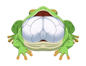 Ichigo pilots the frog
