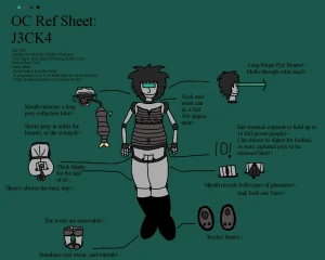 J3CK4 Character Model Ref Sheet~