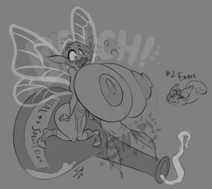 Astrea Overindulges - by GrayscaleRain