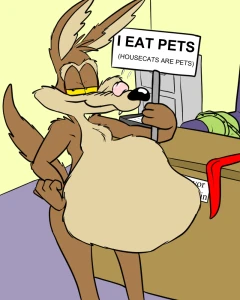He eats pets
