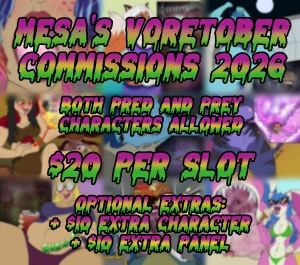 Voretober Commissions! First-Come, First-Served!