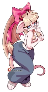 No shirt Quinn