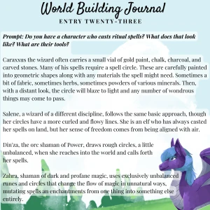 World Building Volume 4 Entry 23
