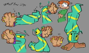 Just a pair of feet 