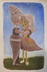 Acrylic painting of FYP x BP